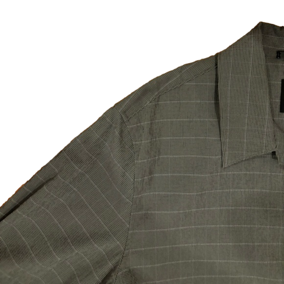 THE0RY SELK KELSO SEERSUCKER MINIMALIST NORMCORE CHORE SHIRT JACKET EUC XXL - Picture 6 of 13